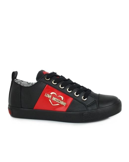Love Moschino Sneakers in het Red