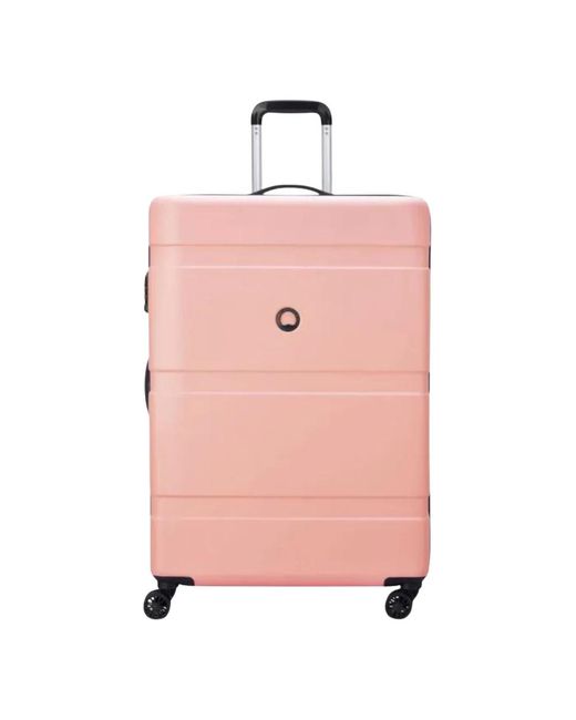 Delsey Pink Large Suitcases