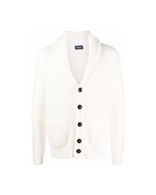 Drumohr White Cardigans for men
