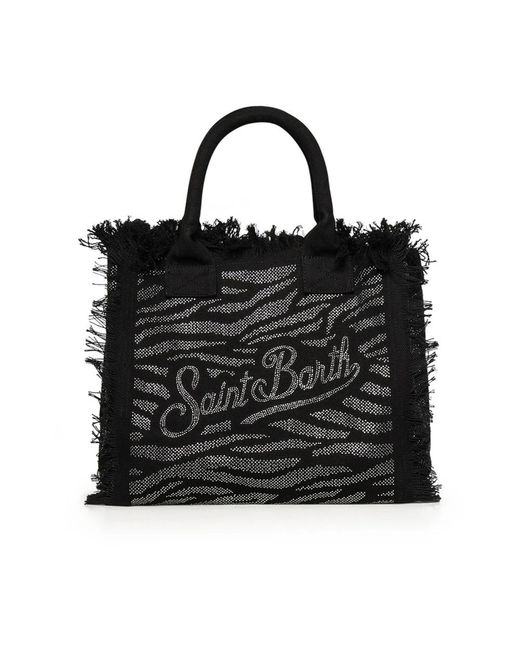 Mc2 Saint Barth Black Shopping Bags