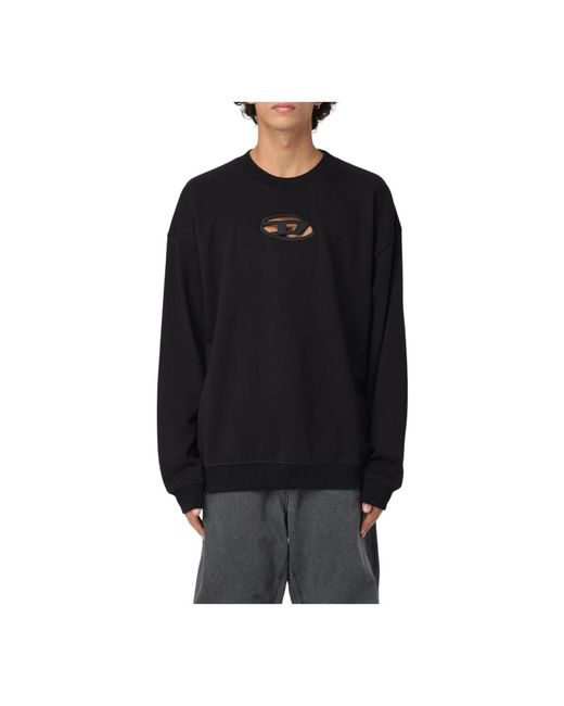 Sweatshirts di DIESEL in Black da Uomo