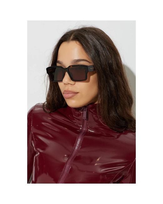 McQueen Brown Square Sonnenbrillen