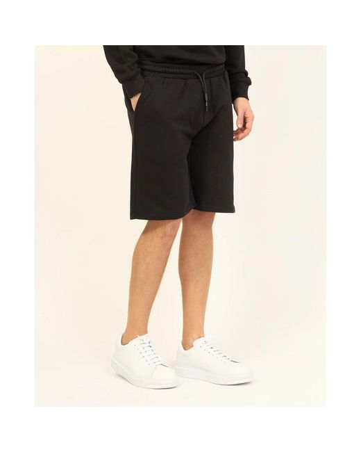 RICHMOND Black Casual Shorts for men