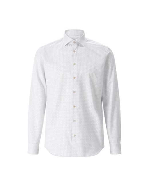 Stenstroms Casual Hemden in het White voor heren