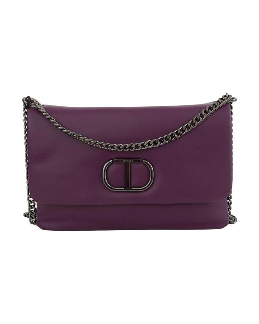 Twin Set Purple Shoulder Bags
