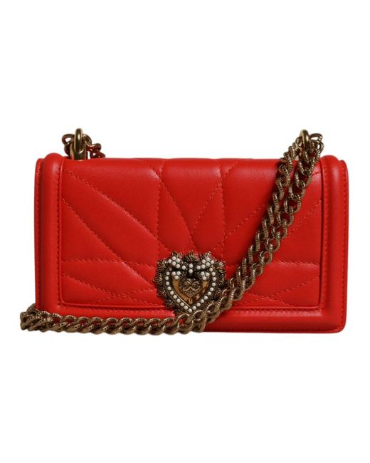 Dolce & Gabbana Red Cross Body Bags