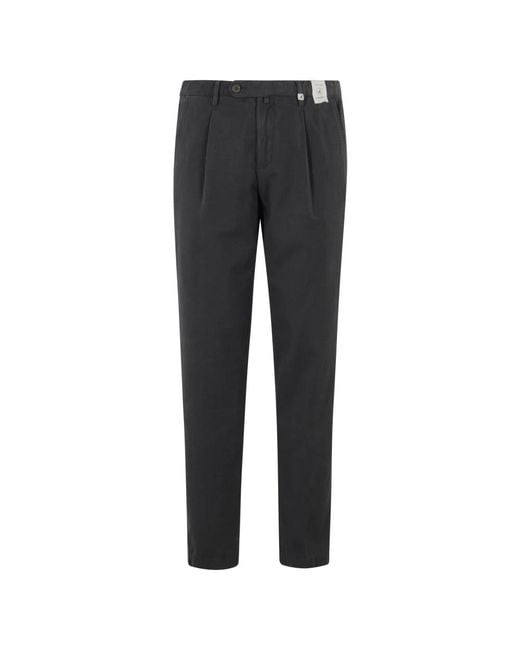 Myths Gray Slim-Fit Trousers for men
