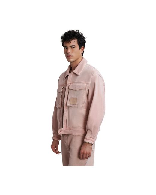 Filling Pieces Denim Jacket Rose Dawn in het Brown voor heren