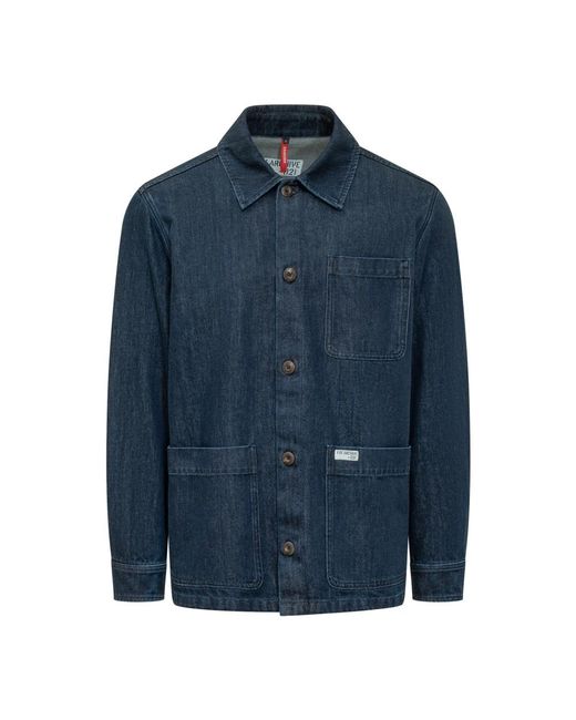 Fay Blue Denim Jackets for men