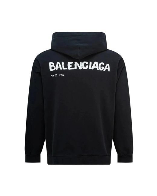 Balenciaga Black Hoodies for men