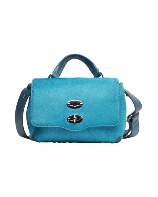 Zanellato Blue Stilvolle lederhandtasche
