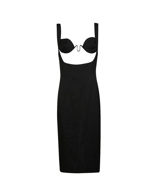 Ziah Black Midi Dresses