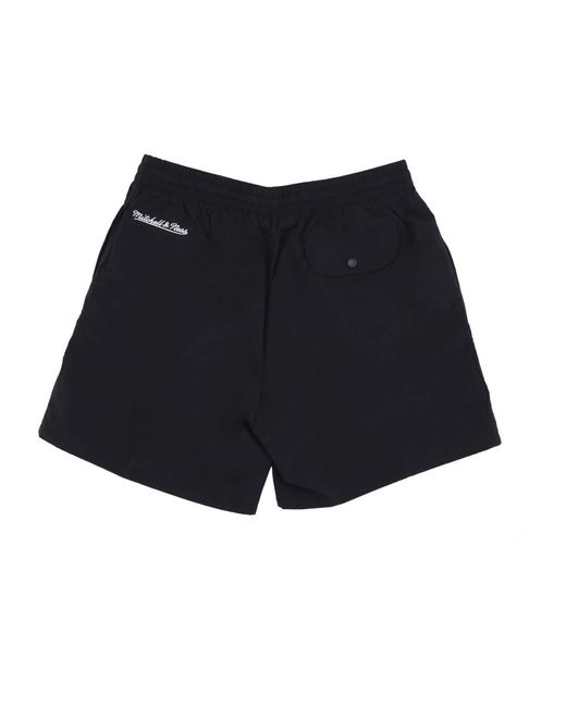 Casual Shorts Mitchell & Ness de hombre de color Black