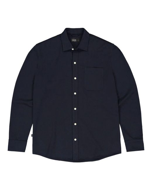 Butcher of Blue Aidan Jersey Shirt Langarm Dunkelblau in Blue für Herren