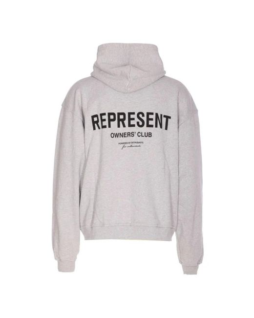 Represent Gray Zip-Throughs for men