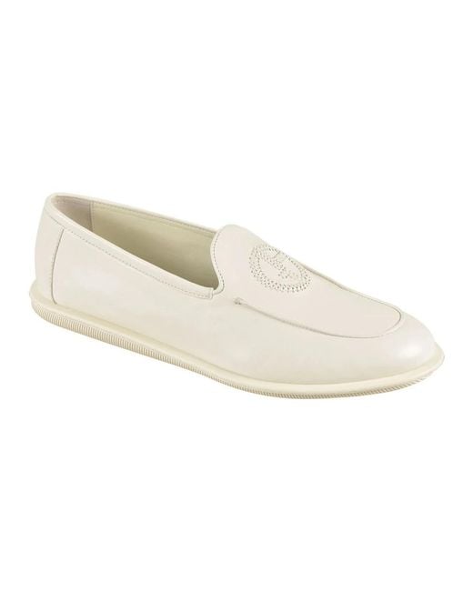 Giorgio Armani White Loafers for men