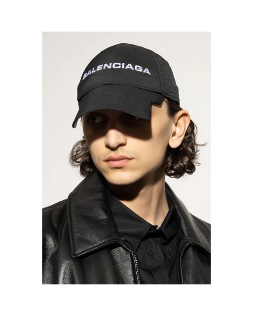Balenciaga Black Caps for men