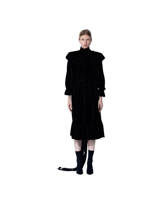 Balenciaga Black Midi Dresses