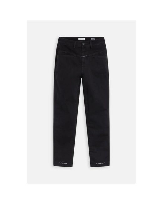 Closed Black Cropped Trousers
