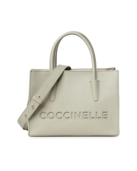 Coccinelle Metallic Shopping Bags