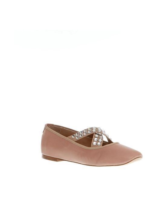 Casadei Brown Ballerinas