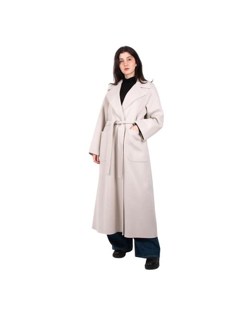 Max Mara Natural Belted Coats
