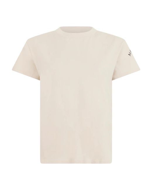 MM6 by Maison Margiela White T-Shirts