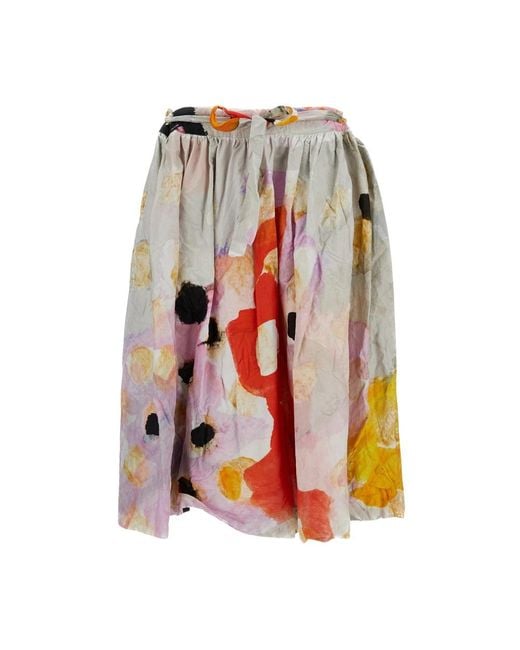 Daniela Gregis Multicolor Midi Skirts