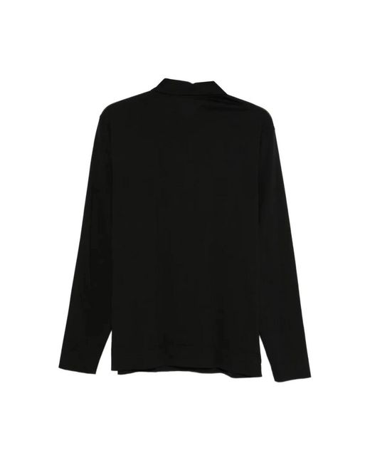 Lardini Black Polo Shirts for men