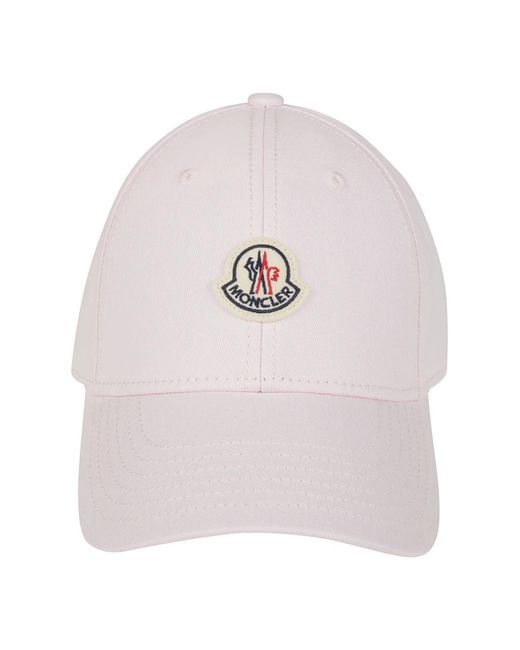 Moncler Accessoires ,Roze ,Baseballpet in het White