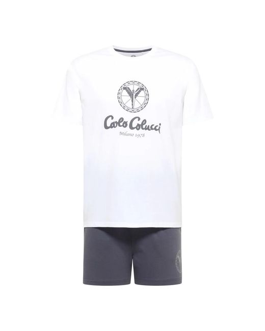 Pyjamas carlo colucci de hombre de color White