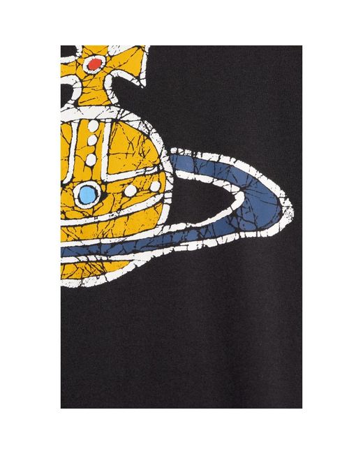 Vivienne Westwood Zeitmaschine bedrucktes t-shirt in Black für Herren