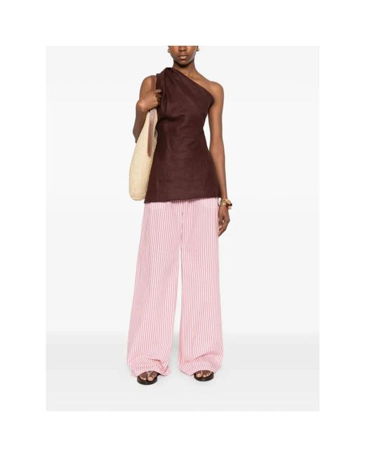 Ermanno Scervino Pink Wide Trousers