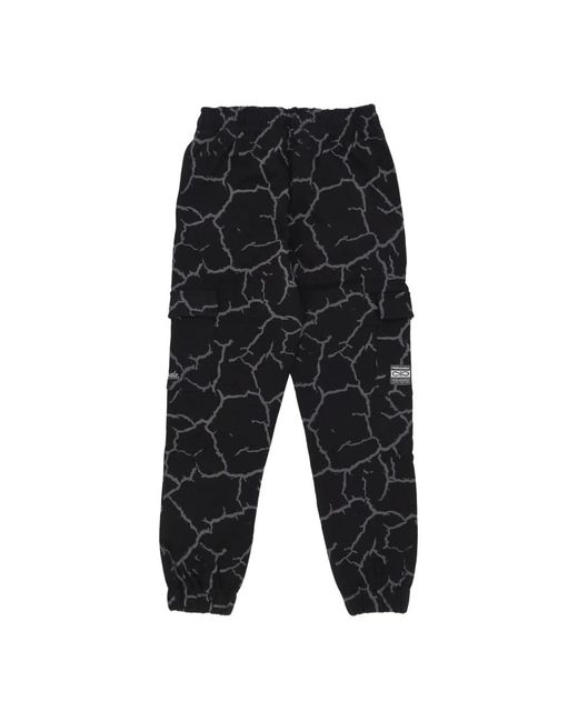 Propaganda Broeken ,Grijs ,Katoen Crack Cargo Broek Lichtgewicht Trainingsbroek in het Black voor heren
