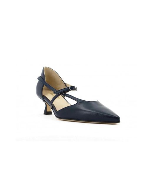 Anna F. Blue Pumps