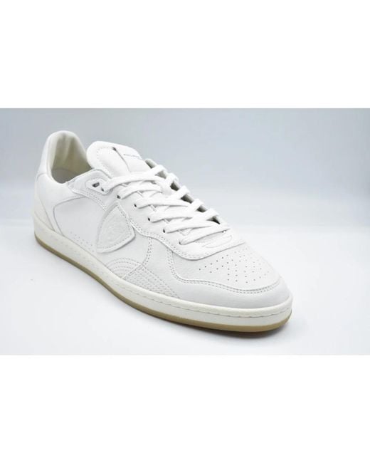 Philippe Model White Sneakers for men