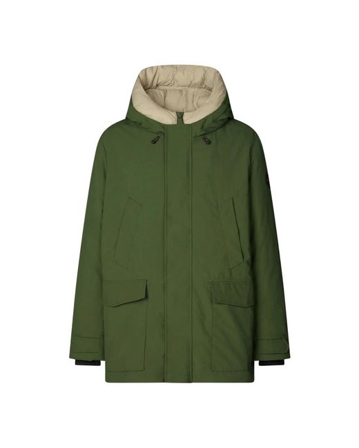 Save The Duck Green Parkas for men
