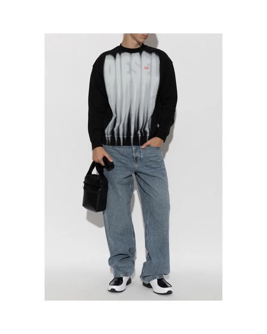 DIESEL Black Sweatshirts for men