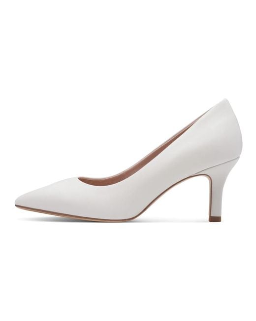 Tamaris White Pumps