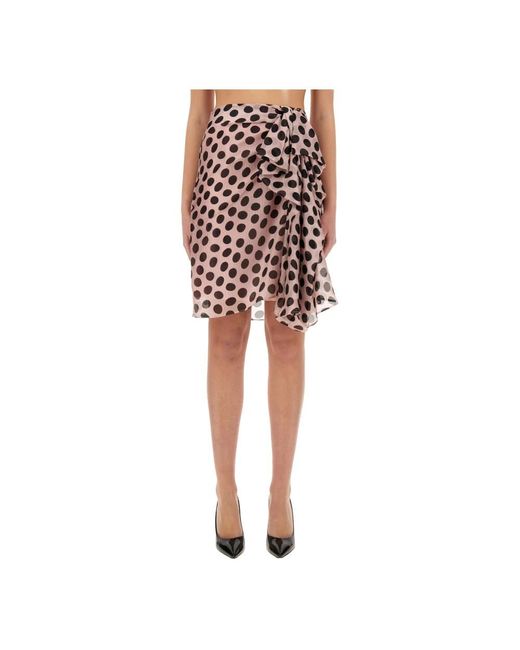 Nina Ricci Red Short Skirts