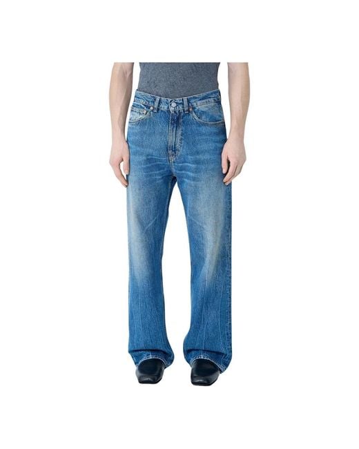 Our Legacy Blue Straight Fit Jeans for men