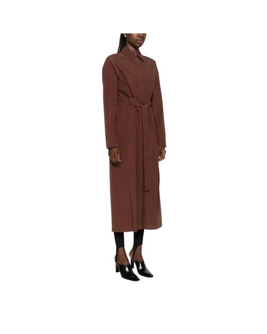 PT Torino Brown Shirt Dresses