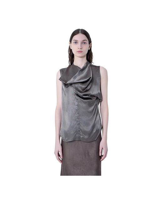 Blouses Rick Owens de color Gray