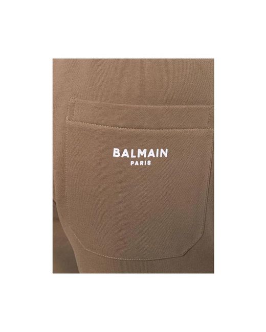 Balmain Brown Casual Shorts for men