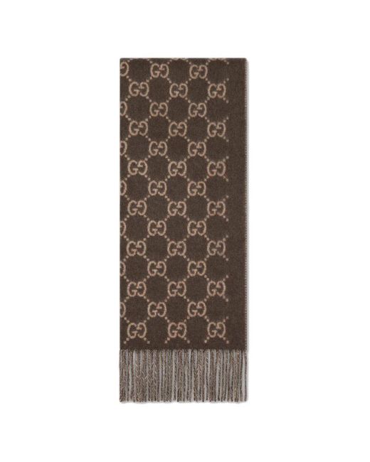 Gucci Brauner Schal Für Herren Accessoires in Gray für Herren