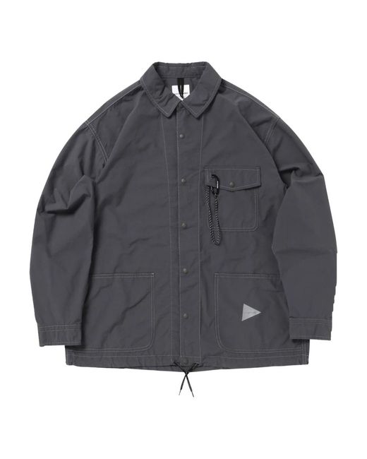 And Wander Gray Light Jackets for men