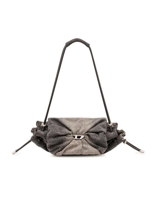 DIESEL Black Shoulder Bags