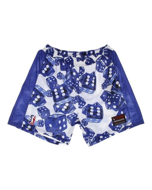 Propaganda Blue Casual Shorts for men