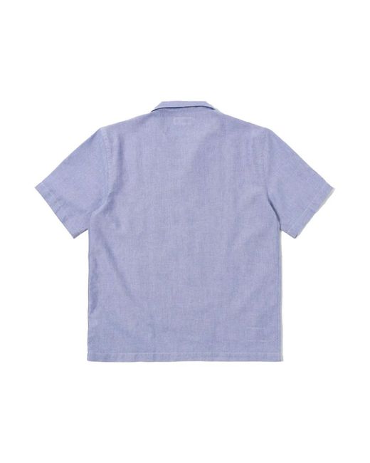 Universal Works Blue Short Sleeve Shirts for men
