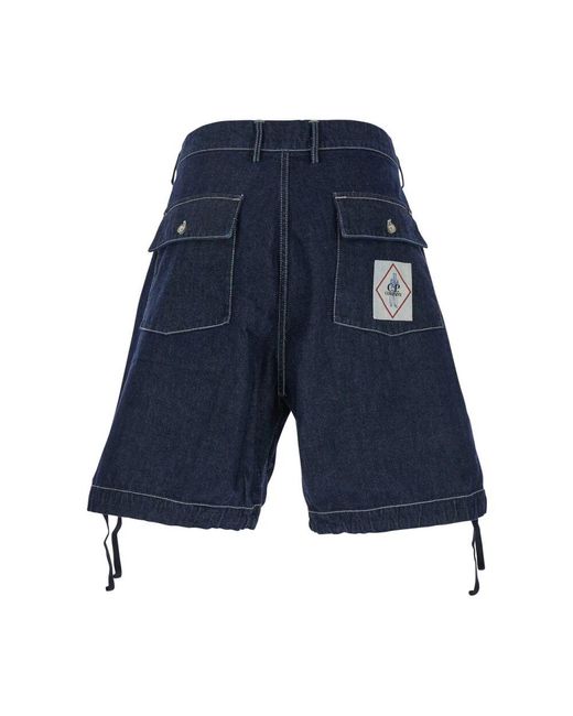 Denim Shorts di C P Company in Blue da Uomo